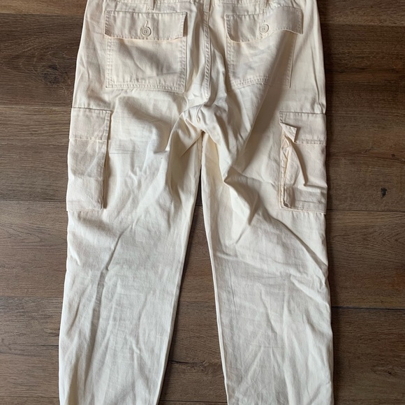 Frame Denim women Tan Cargo Pants 100% cotton. - Picture 5 of 9